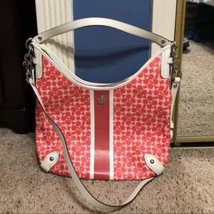 Leather Coach Shoulder or Crossbody Bag